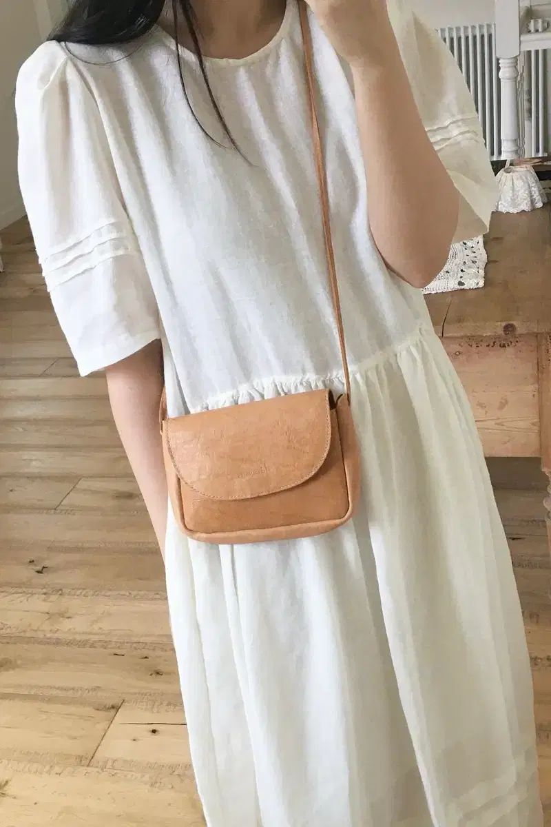 無我 (旧: mimi boutique) リネン ロング ONE PIECE