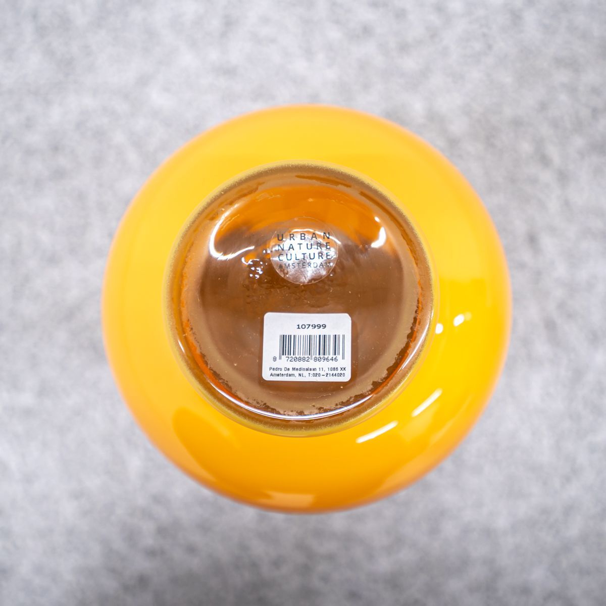 【Sランク】URBAN NATURE CULTURE / アーバン・ネイチャー・カルチャー / Vase Keiko Golden Orange / ベース ケイコ ゴールデン オレンジ / フラワーベース / ガラス / オレンジ