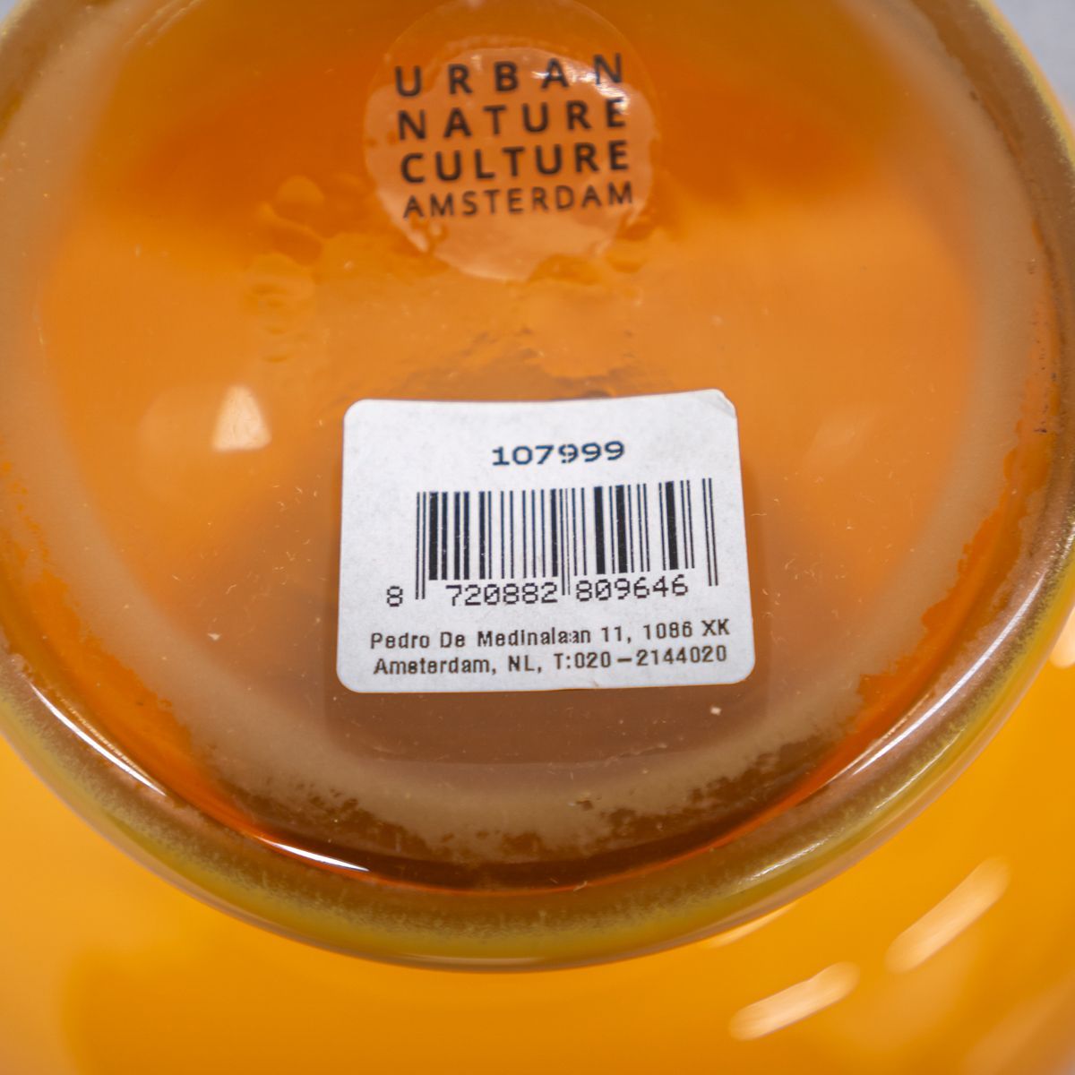 【Sランク】URBAN NATURE CULTURE / アーバン・ネイチャー・カルチャー / Vase Keiko Golden Orange / ベース ケイコ ゴールデン オレンジ / フラワーベース / ガラス / オレンジ