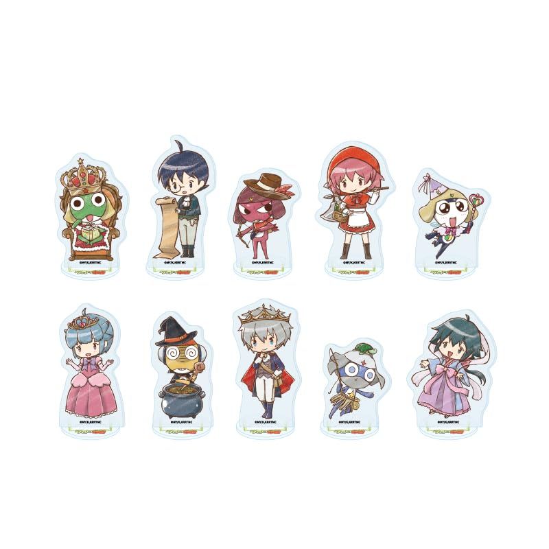 【新品】 ケロロ軍曹 02 おとぎ話ver. [グラフアートイラスト] アクリルぷちスタンド コンプリートセット 10個入りBOX