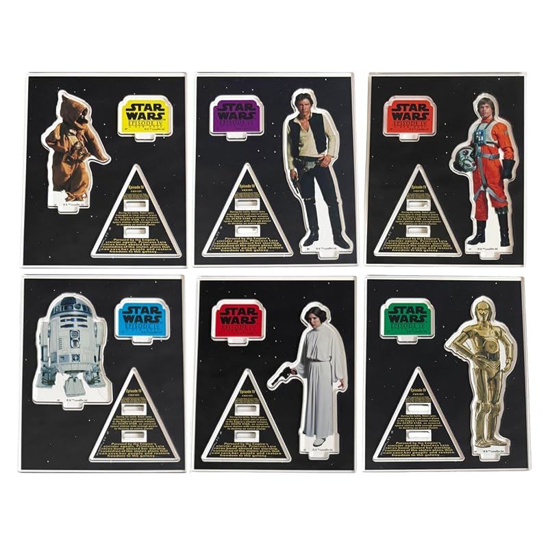 【新品】 スモール・プラネット(Small Planet) スター・ウォーズ ブラインドアクリルスタンド Ep.4 全6種 コンプリートセット