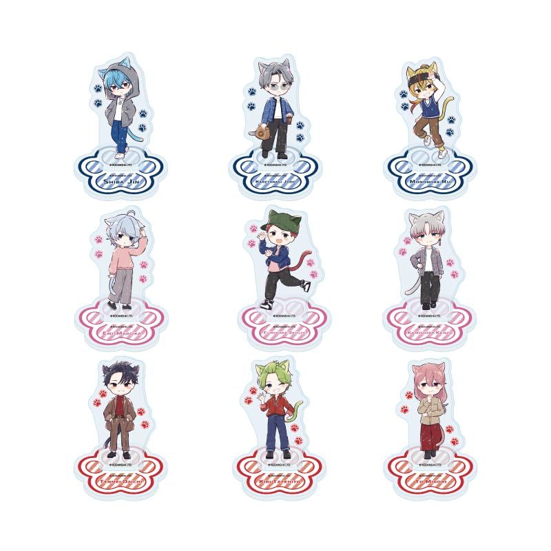 【新品】 ハンドレッドノート 01 猫ver. [グラフアートイラスト] アクリルぷちスタンド コンプリートセット 9個入りBOX 10,233円