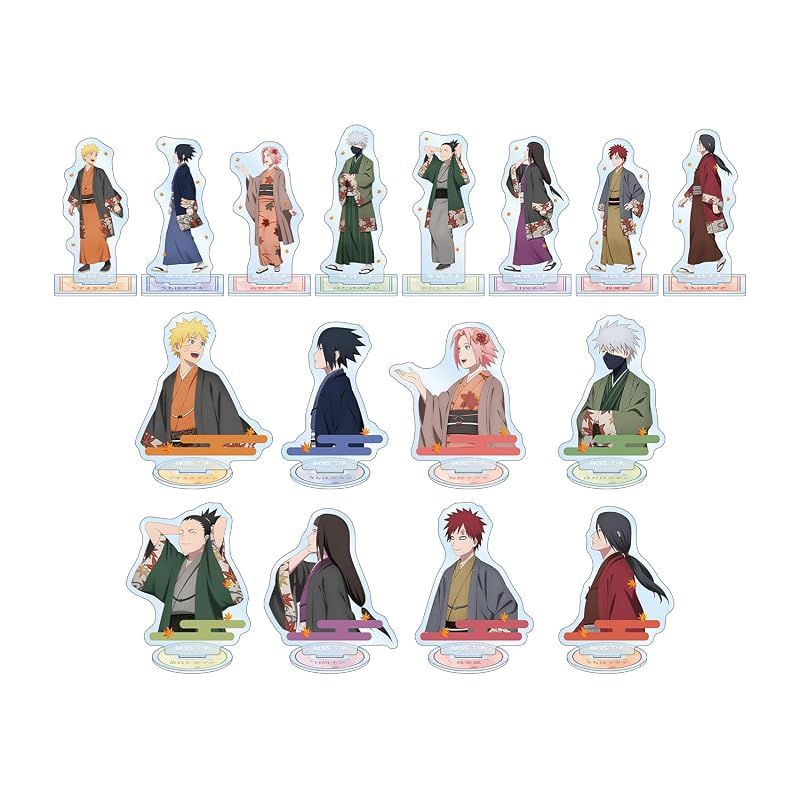 【新品】 NARUTO ナルト 疾風伝 描き下ろし 秋の歩みver. トレーディングアクリルスタンド 16個入りBOX