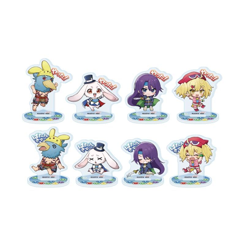 【新品】 TVアニメ『シャングリラ フロンティア』 x 『ぷよぷよ』 01 [ミニキャライラスト] アクリルぷちスタンド コンプリートセット 8個入りBOX