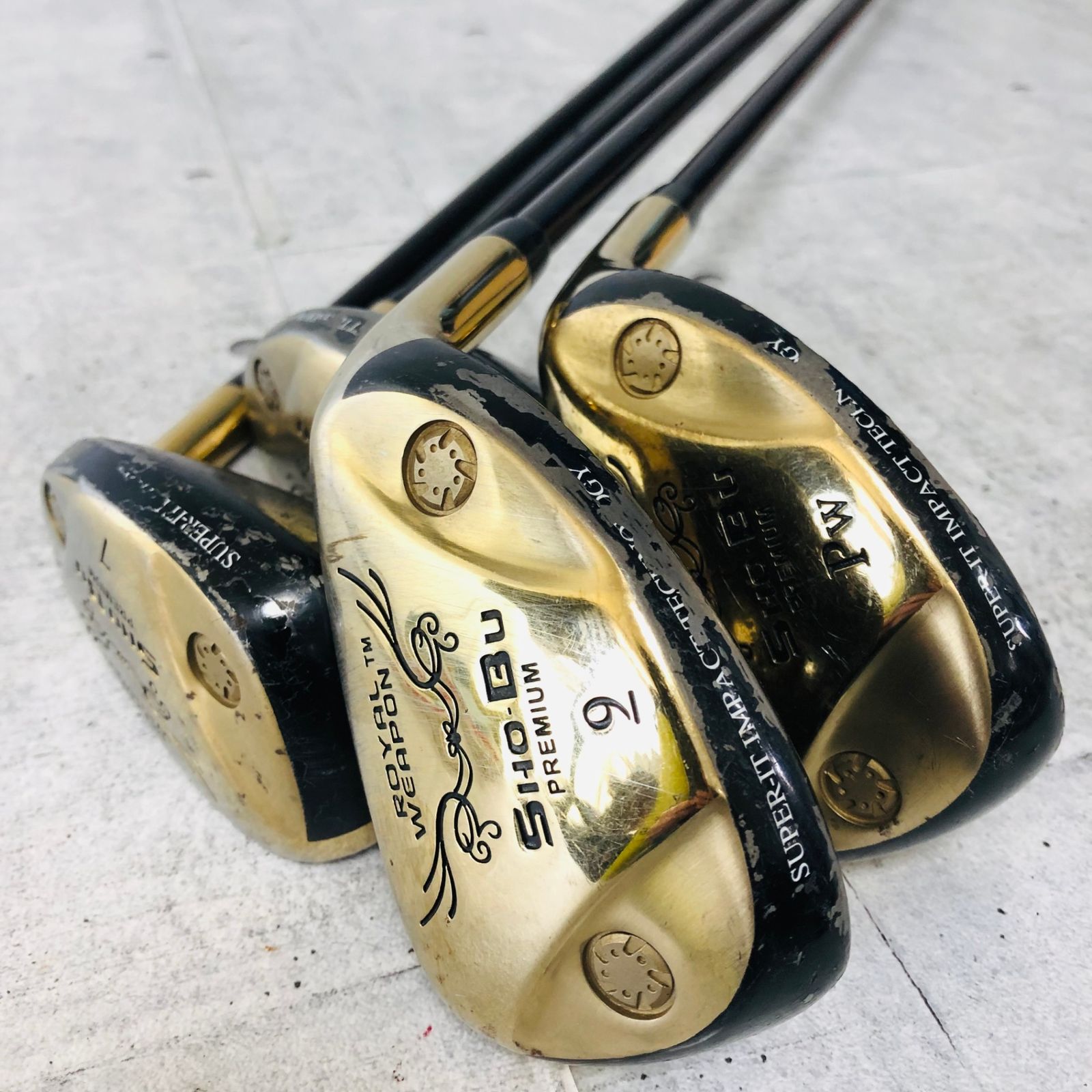 【保証付】ROYAL WEAPON ロイヤルウェポン SHO-BU PREMIU ショーブ プレミアム ユーティリティアイアン 4本アイアン メンズ ゴルフ クラブ セット 初心者 入門 右利き 6,986円