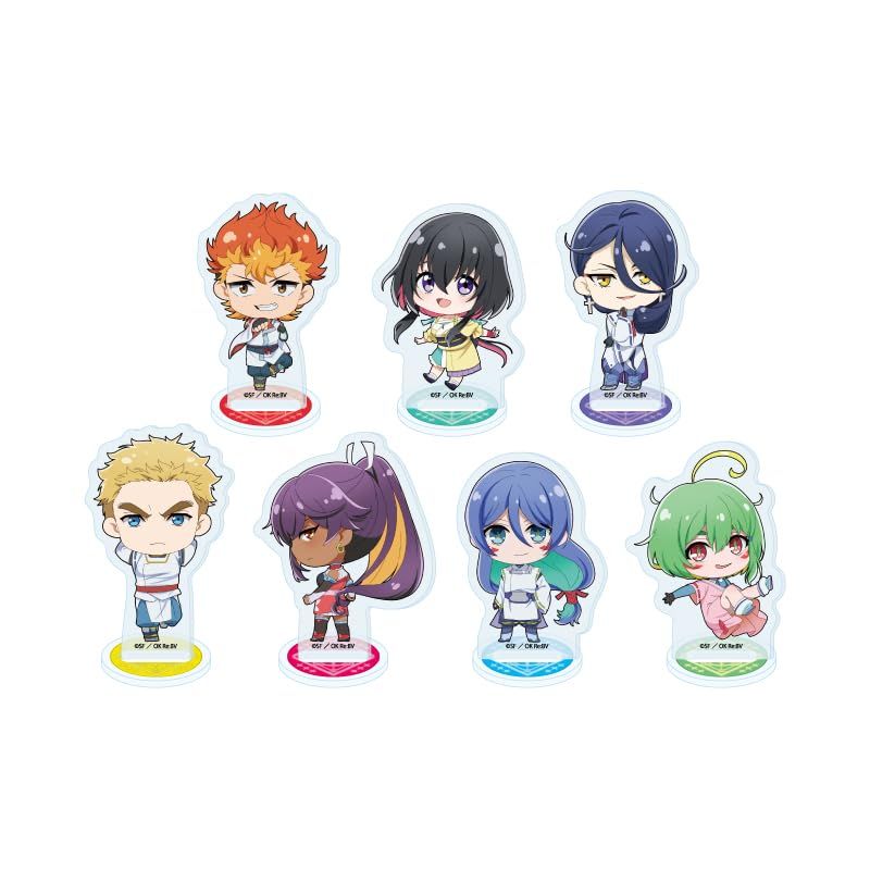 【新品】 TVアニメ『陰陽廻天 Re バース』 01 [ミニキャライラスト] アクリルぷちスタンド コンプリートセット 7個入りBOX