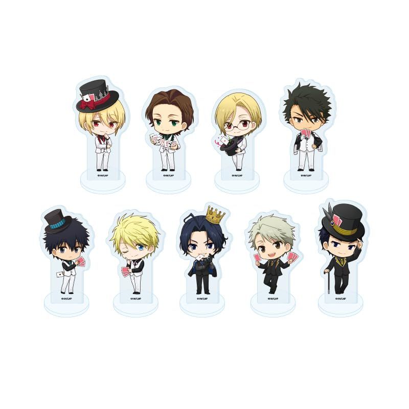 【新品】 憂国のモリアーティ 13 トランプver.[ミニキャライラスト] アクリルぷちスタンド コンプリートセット 9個入りBOX