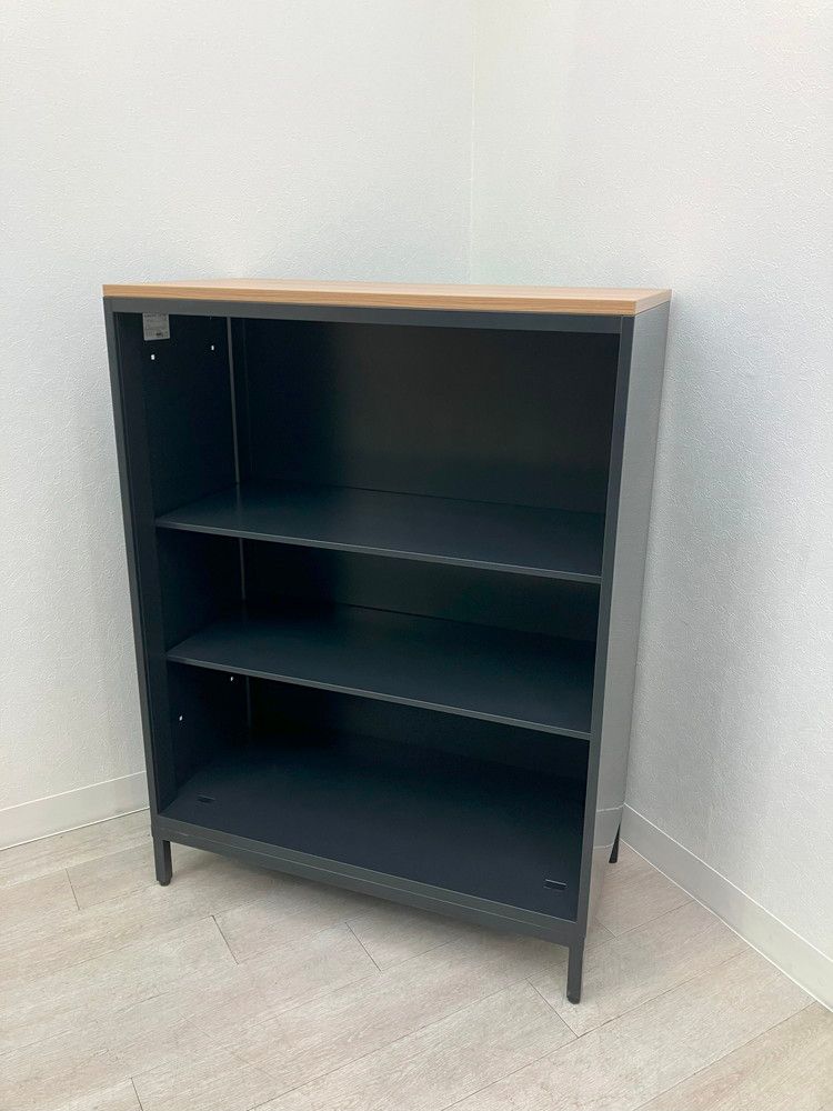 【中古品】コクヨ エディアシリーズ オープン書庫 BWU-K59 ブラック