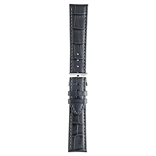 MORELLATO[モレラート] 牛革 クロコダイル型押し時計バンド BOLLE ボーレ 20mm チャコール 交換用工具付き ［正規輸入品］ X2269480191020Mi 91dcbb91