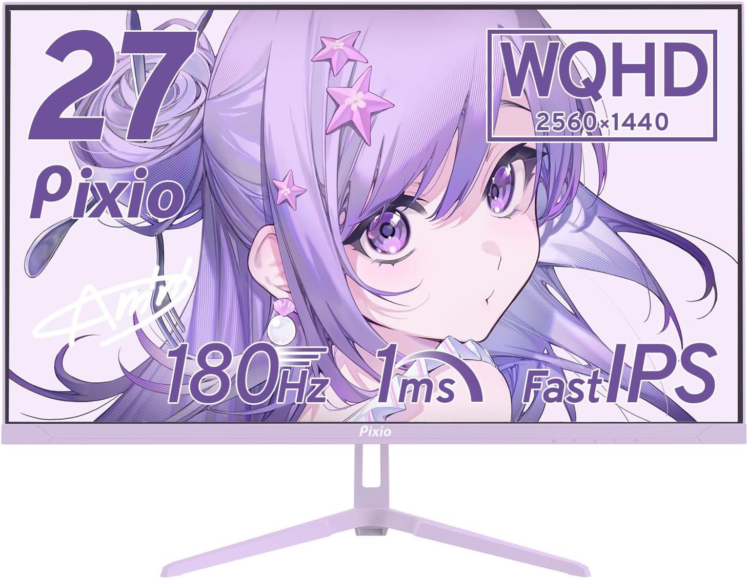 【美品】Pixio PX278 WAVEPP 液晶ディスプレイ PX278WAVEPP 27インチ パープル