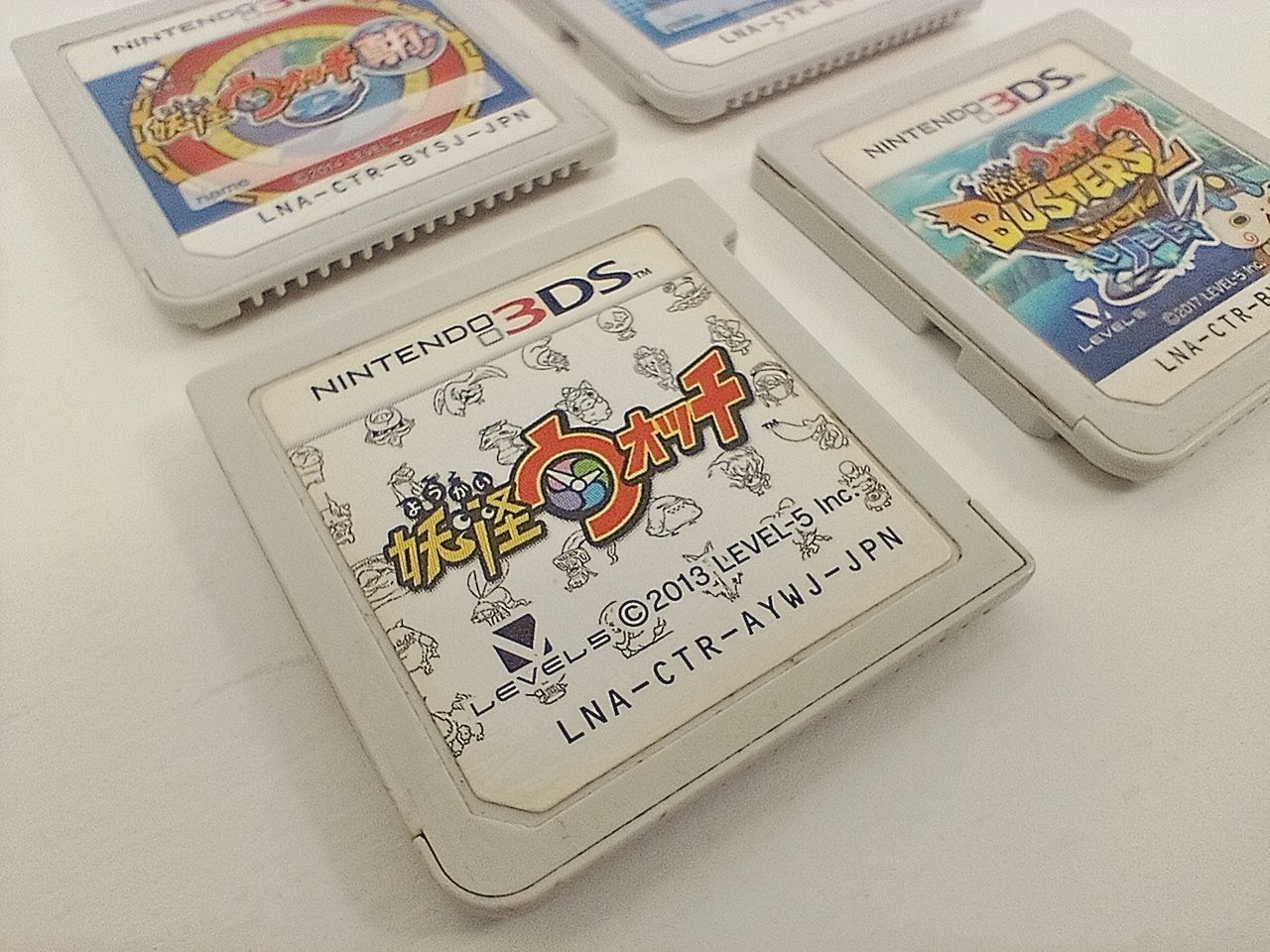 Nintendo 3DS ゲームソフト 妖怪ウォッチ 4本セット ソフトのみ 動作