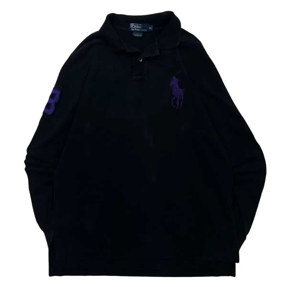 ポロラルフローレン パープルビックポニー ブラック pkT XL 【公式通販】