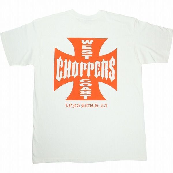Size【L】 VINTAGE ヴィンテージ West Coast Choppers ウェストコーストチョッパーズ Red Iron Cross Tee Tシャツ 白 【新古品・未使用品】 30013610 38,025円