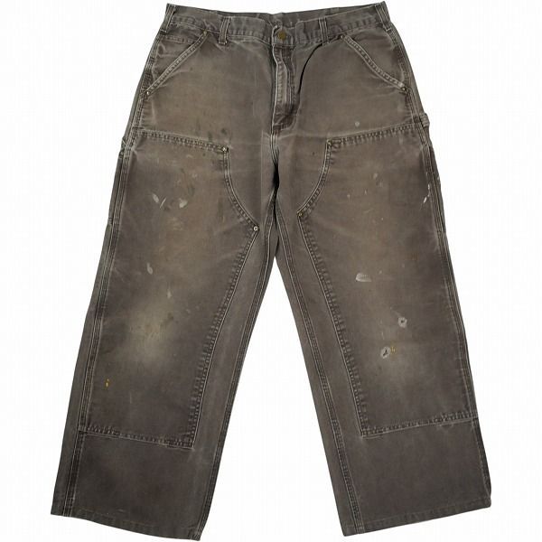 Size【W36】 VINTAGE ヴィンテージ Carhartt カーハート Double Knee Painter Pants Dark Brown ダブルニーペインターパンツ 茶 【中古品-良い】 30013612