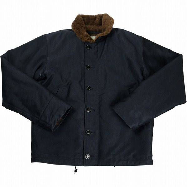 Size【40】 At Last ＆ Co アットラスト/BUTCHER PRODUCTS ブッチャープロダクツ N-1 DECK JACKET NAVY デッキジャケット 紺 【中古品-非常に良い】 30013834