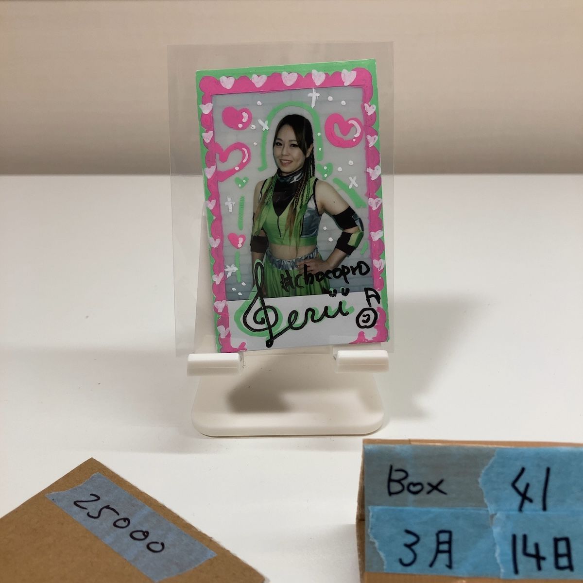 2025 BBM 女子プロレスカード 泰衣エリー Elly 7/10 直筆サインカード 女子プロレス チェキFujifilm カード