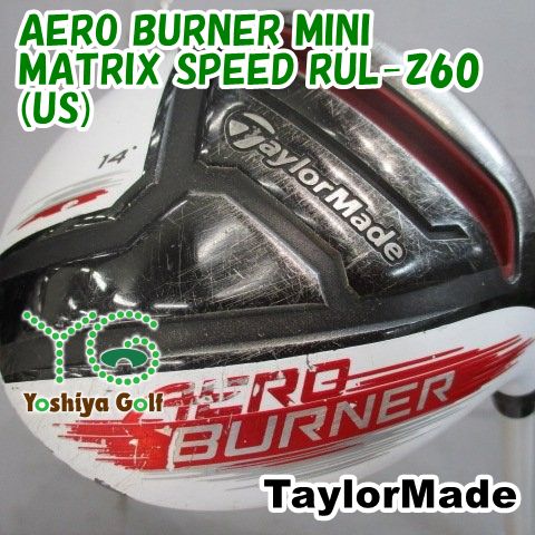 ドライバー テーラーメイド AERO BURNER MINI/MATRIX SPEED RUL-Z60(US)/S/14[153379]