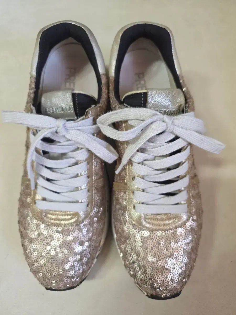 PREMIATA(プレミアータ) グリッター スニーカー GOLD/シルバー }39