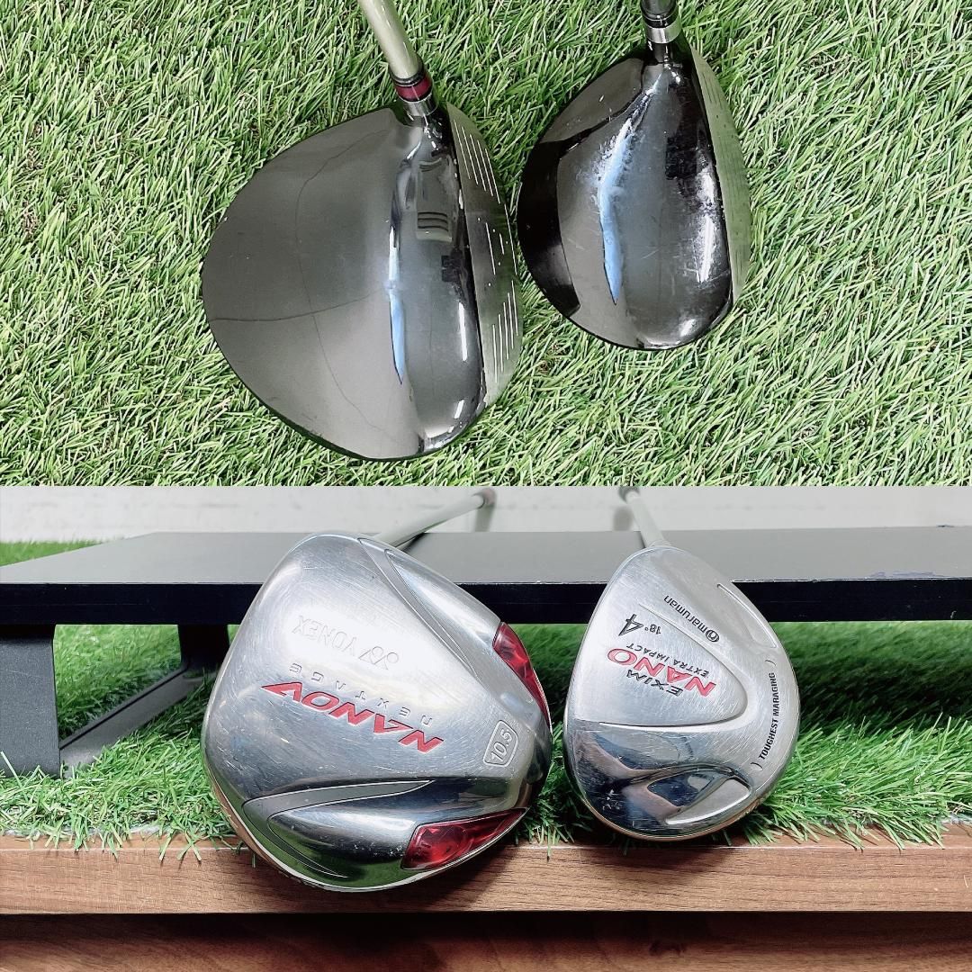 ヨネックス ナノV 初心者 ゴルフクラブ メンズセット 右利き I4395 ヨネックス ナノV 初心者 ゴルフクラブ メンズセット 右利き I4395