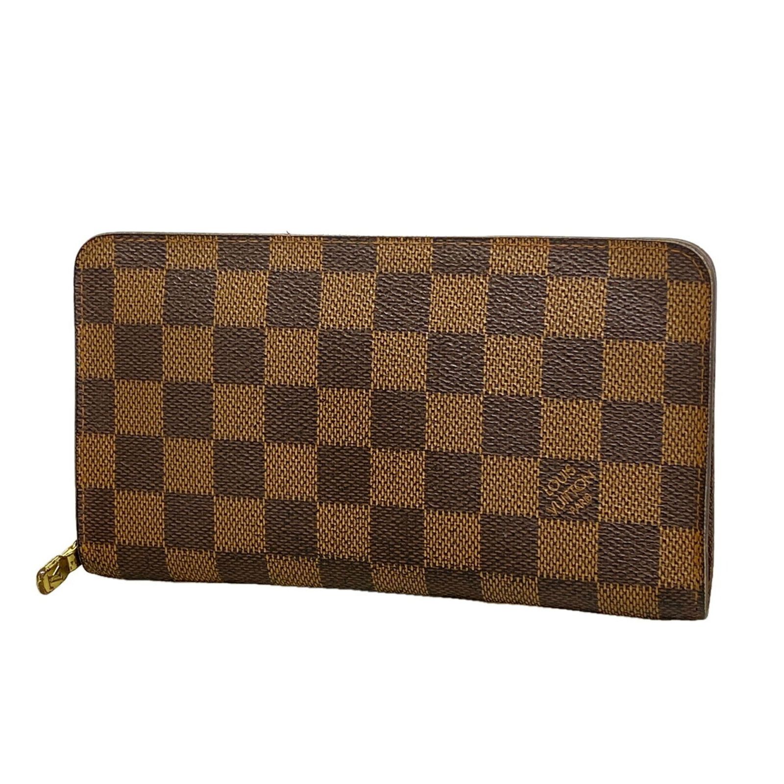 ルイ・ヴィトン(Louis Vuitton) ルイ・ヴィトン 長財布 ダミエ ポルトモネジップ N61728 エベヌレディース