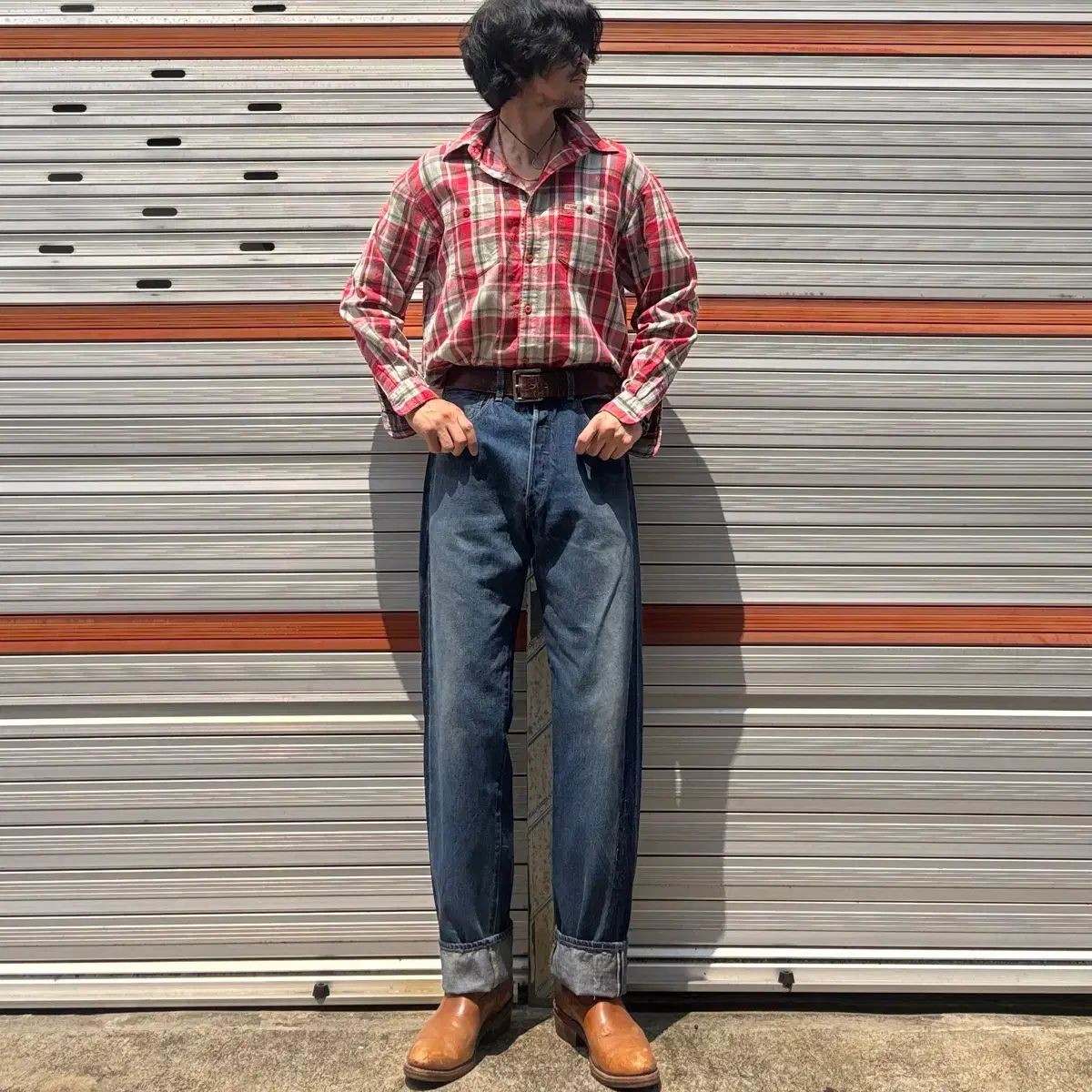 オールド リー チェック シャツ