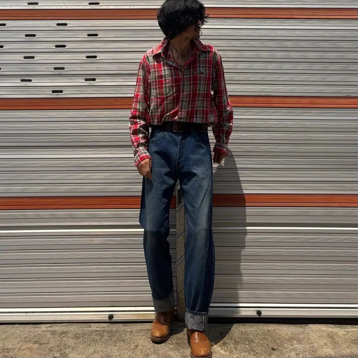 オールド リー チェック シャツ