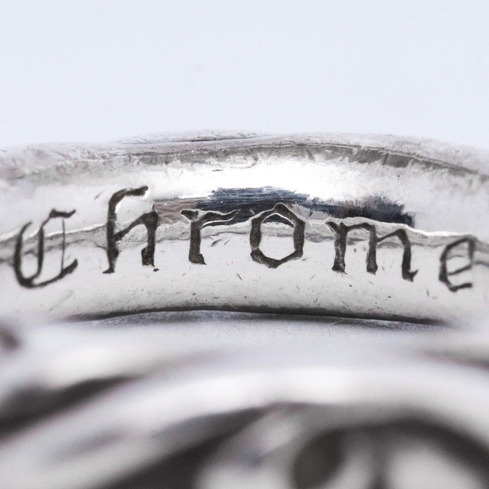 7号 CHROME HEARTS スクロールバンドリング シルバー - メルカリ