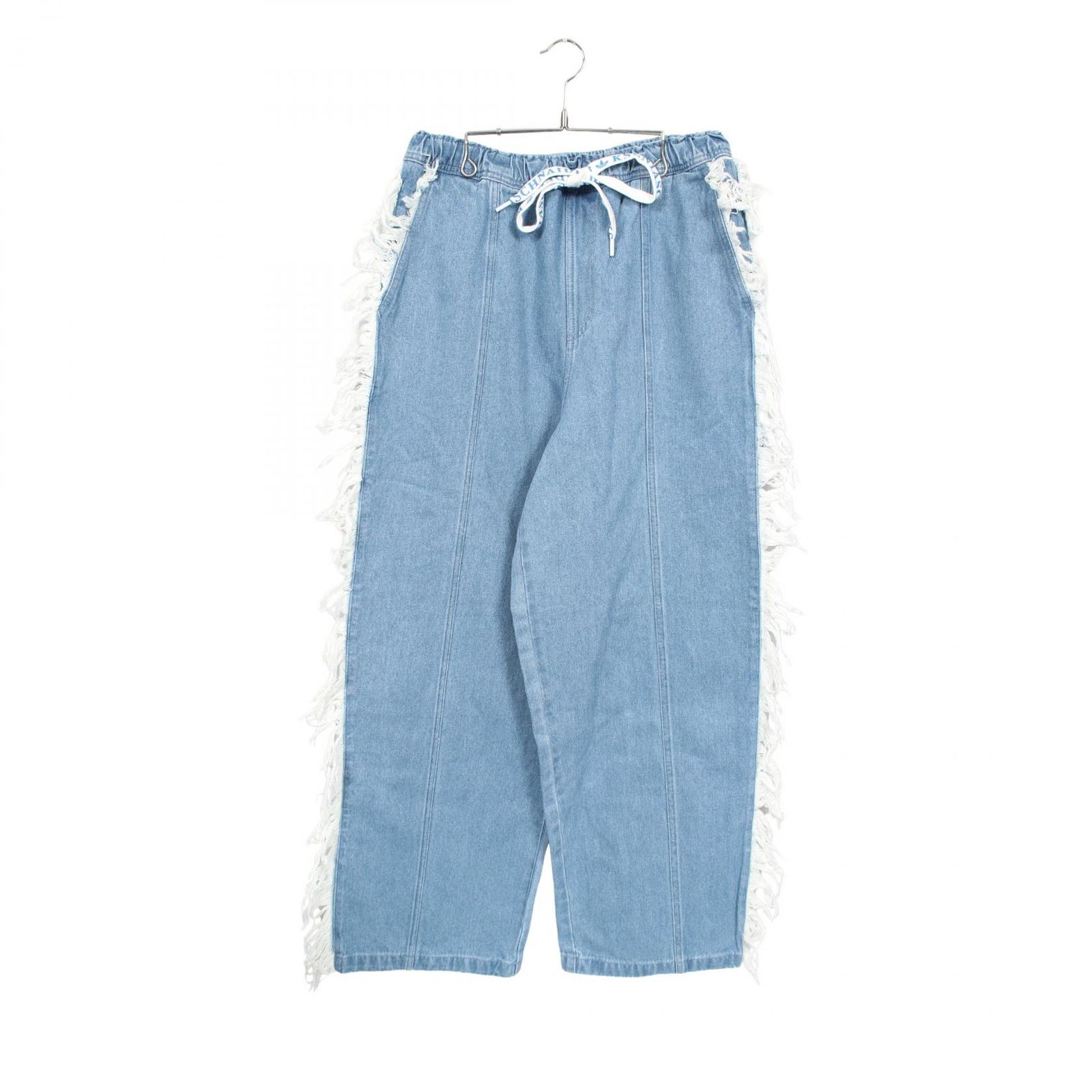 アディダス adidas デニムパンツ adidas × KSENIASCHNAIDER DENIM FRAYED JEAN コットン × KSENIASCHNAIDER デニムパンツ レディース 未使用