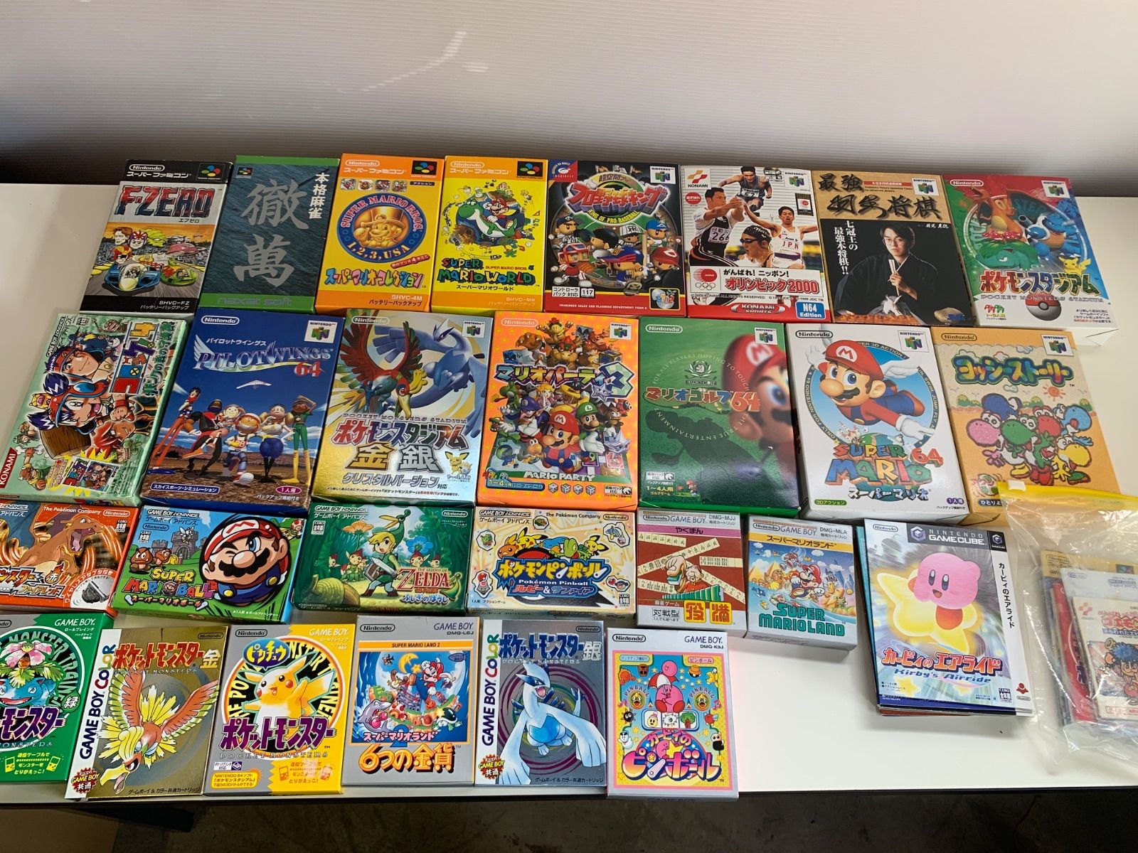 「ポケットモンスター GBA 5本セット 外箱・内箱・説明書のみ ソフトなし」 ソフトなし/外箱・説明書のみ】レトロゲーム 箱・説明書 多数セット