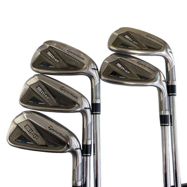 【中古】 テーラーメイド SIM2 MAX 5S アイアンセット IR KBS MAX MT85 JP (フレックスS) メンズ 男性用 右利き 右用 Cランク ゴルフクラブ