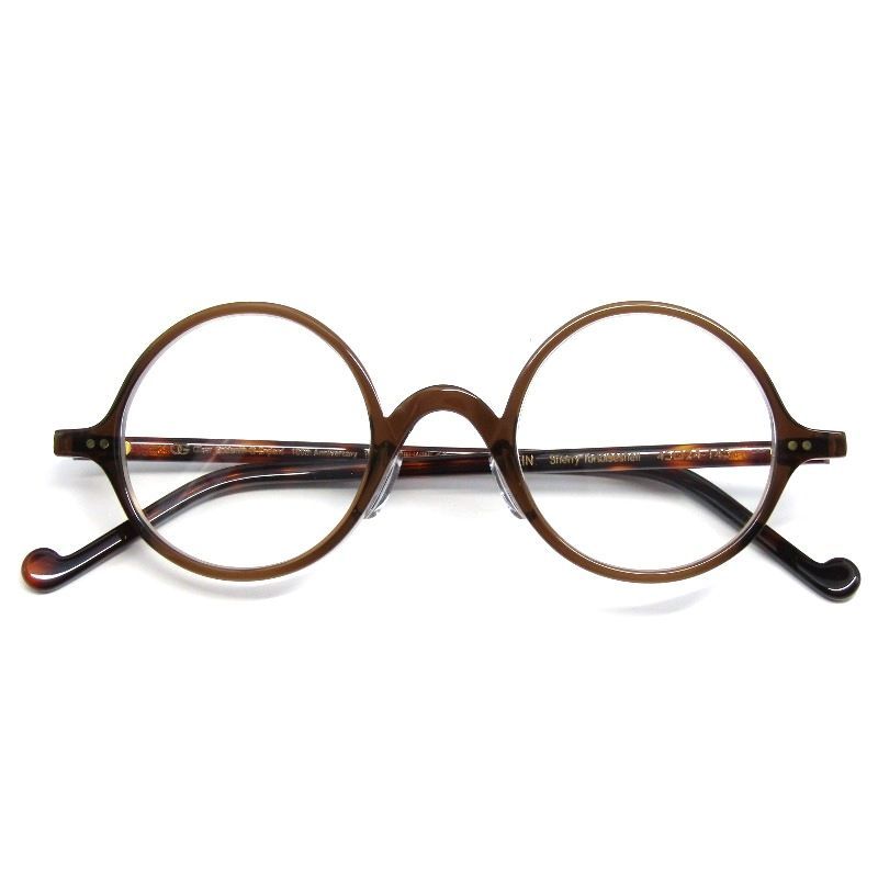 未使用 OLIVER GOLDSMITH オリバーゴールドスミス メガネフレーム ELFIN 日本製 エルフィン 100周年記念 Sherry Tortoiseshell 61006156