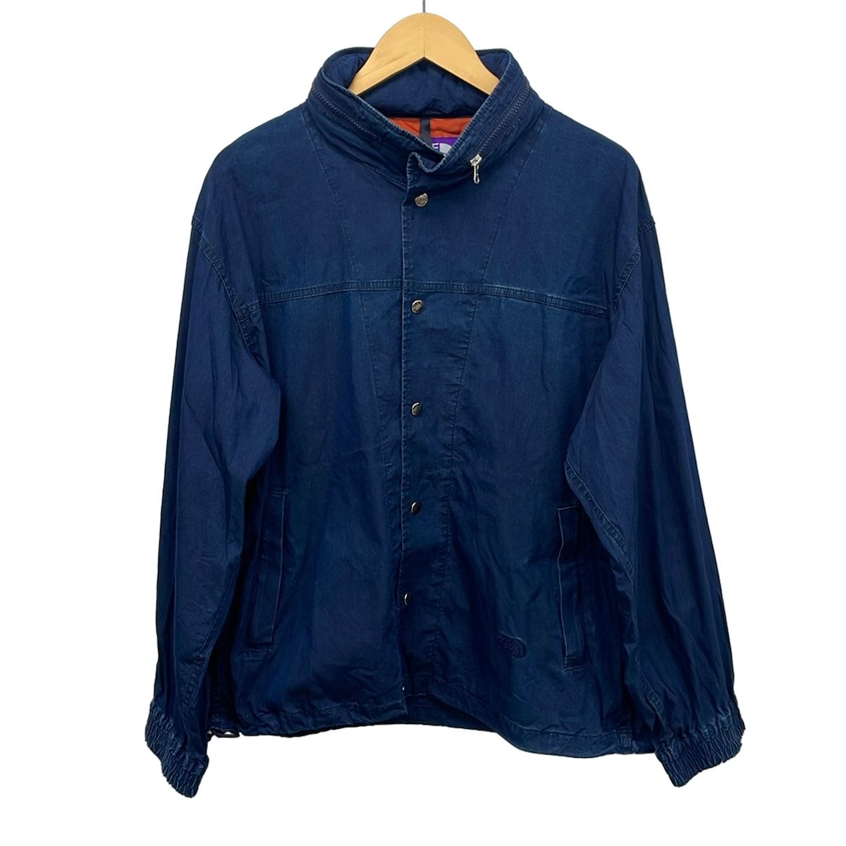 THE NORTH FACE(ノースフェイス) ブルゾン サイズL レディース美品 - ネイビー 長袖/ジップアップ/フード収納可/パープルレーベル/春/秋 18,150円