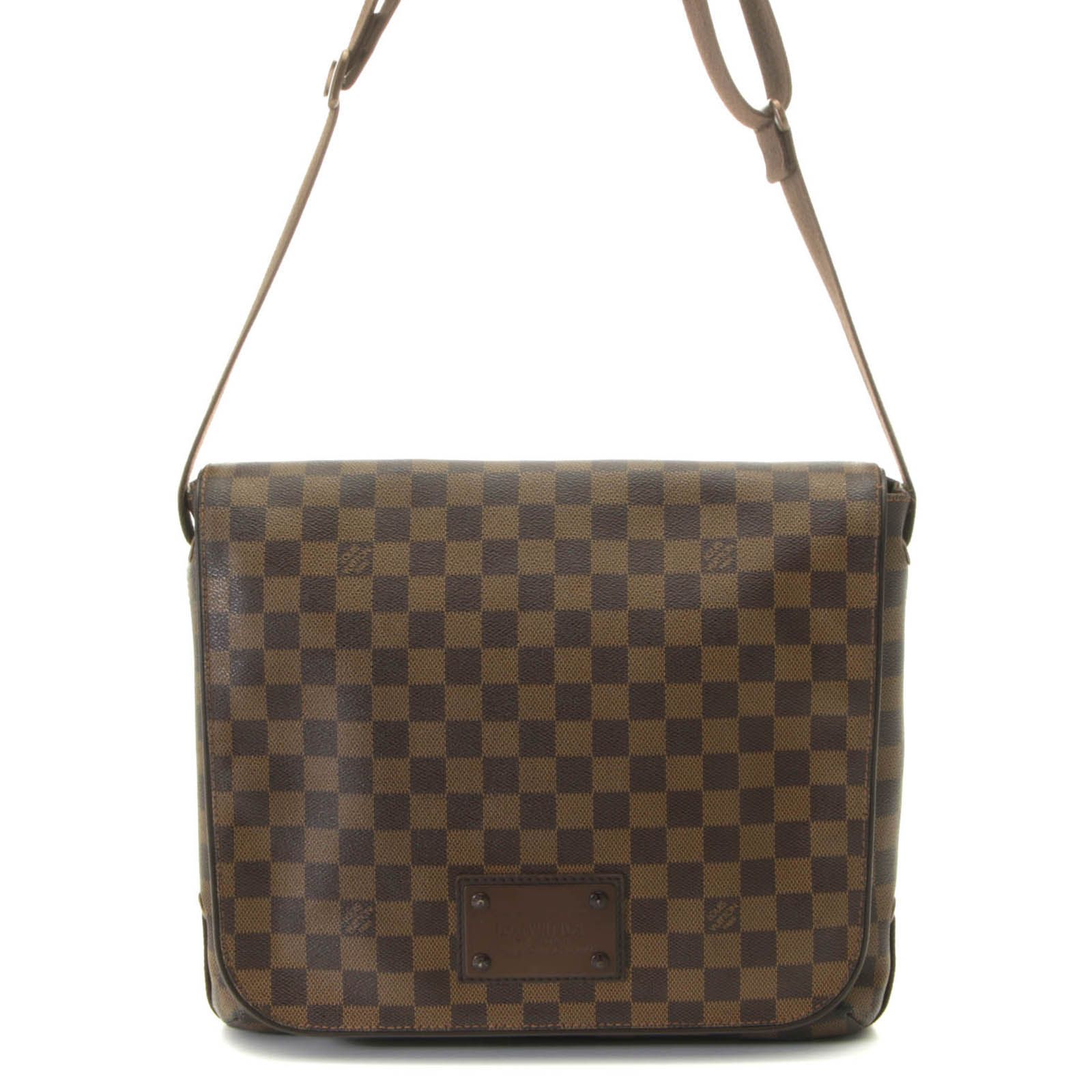 LOUIS VUITTON ルイ・ヴィトン ブルックリンMM ダミエ N51211 ショルダーバッグ ダミエキャンバス エベヌ メンズ【中古】433 44,906円