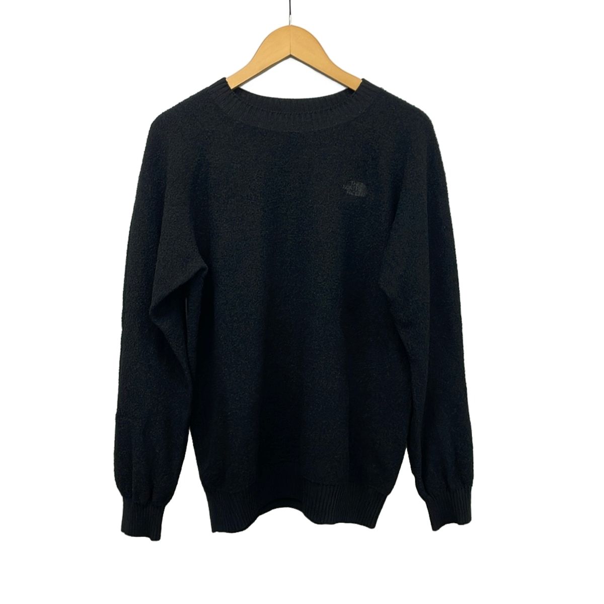 THE NORTH FACE(ノースフェイス) 長袖セーター サイズL メンズ美品 - 黒 クルーネック