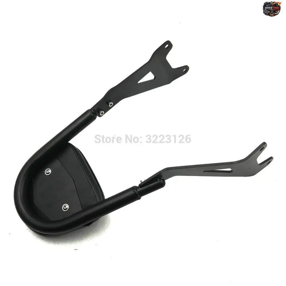 ヤマハ STAR XVS950 BOLT XV950 2014 - 16 14-17 用オートバイ用ブラックシートリアパッセンジャーバックレストシーシーバーアームパッド