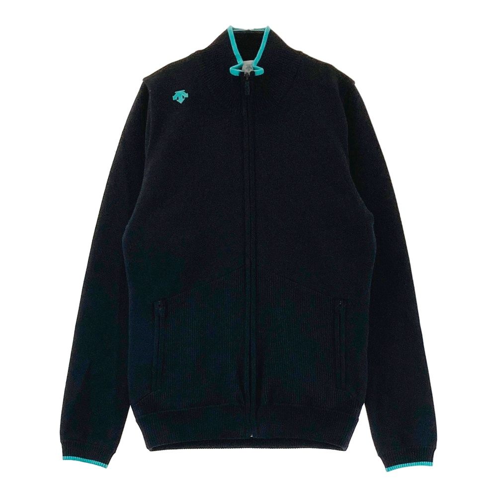 サイズ：S DESCENTE GOLF デサントゴルフ 中綿 ニットジャケット ブラック系 [240101644474] ゴルフウェア レディース ストスト