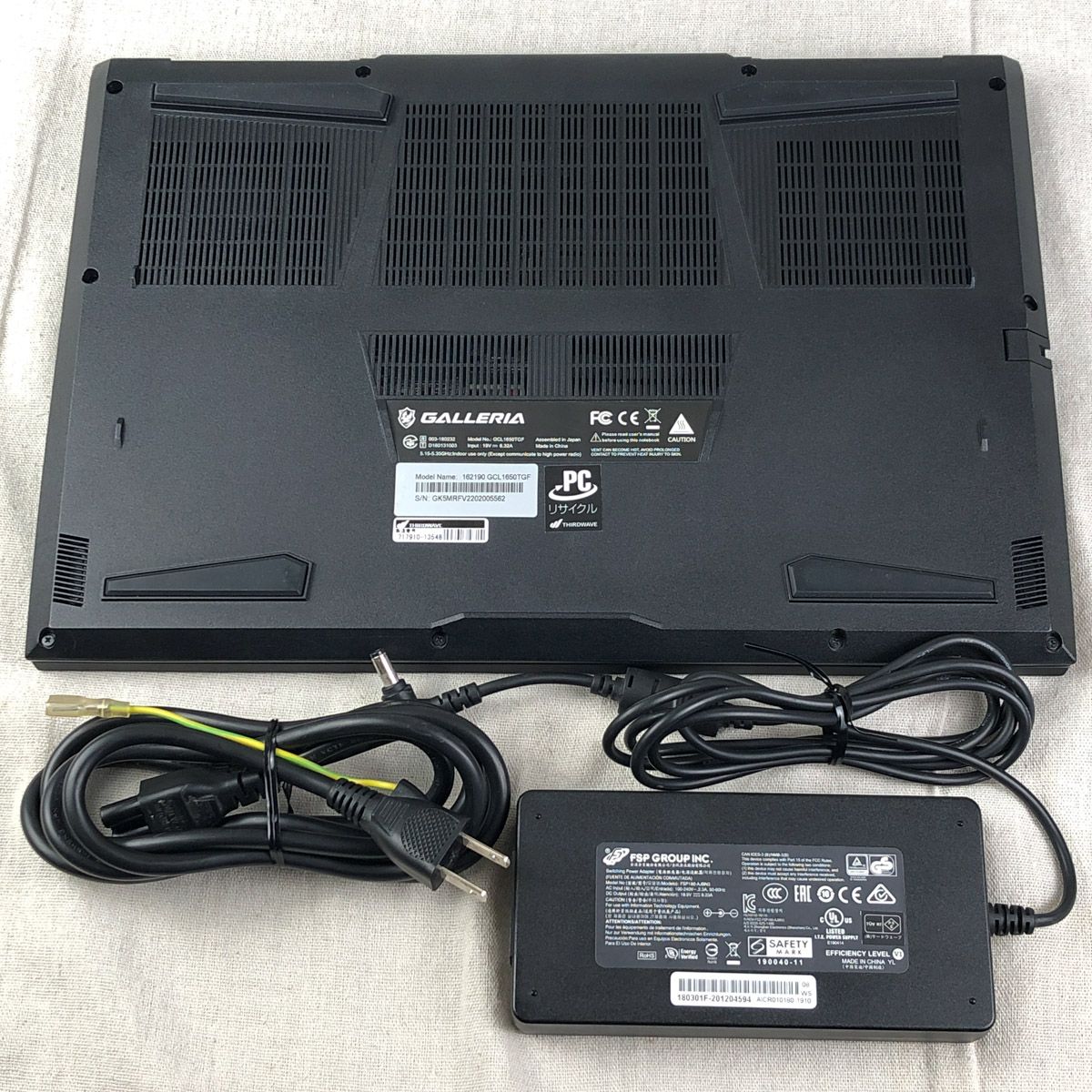 ジャンク GALLERIA GCL1650TGF i5 GTX1650Ti - メルカリ