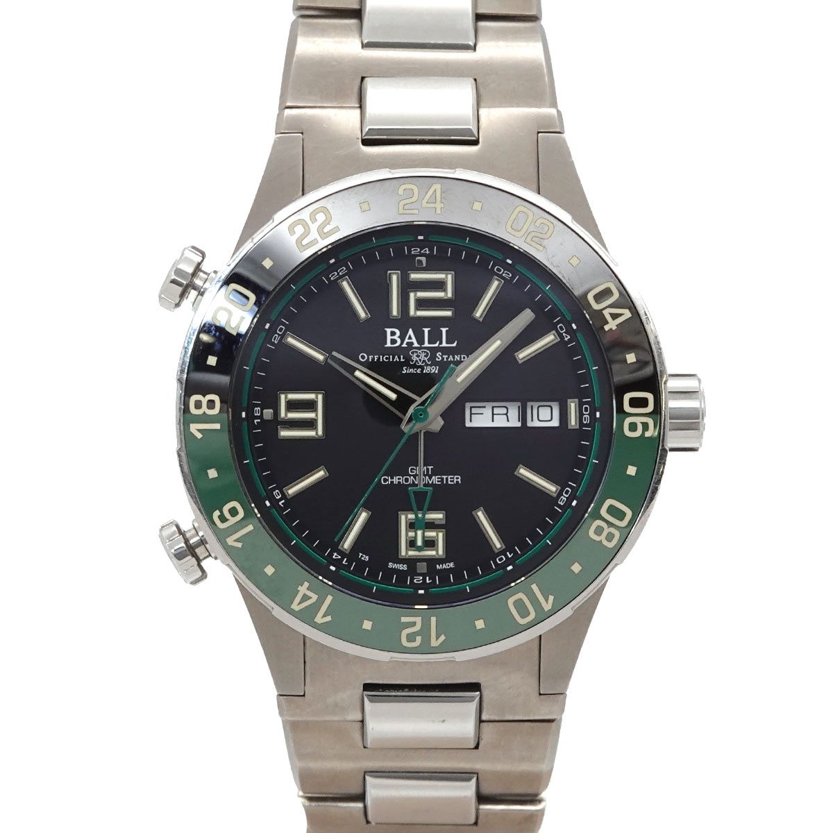 ボール ウォッチ BALL ロードマスター マリン GMT DG3030B 世界限定1000本 メンズ 腕時計 デイデイト 自動巻き Roadmaster 90336715 126,500円