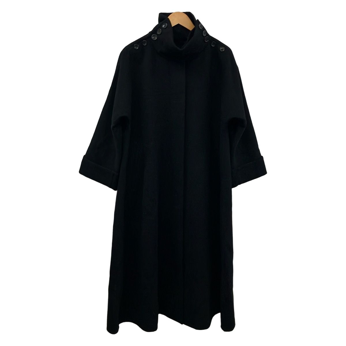 Max Mara(マックスマーラ) コート サイズ40 M レディース美品 - 10171406 黒 長袖/ウール/カシミヤ/冬