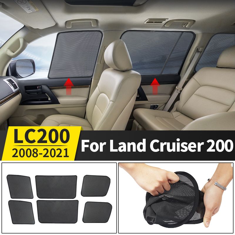 トヨタ ランドクルーザー 200 2008-2021 用 ウィンドウバイザー