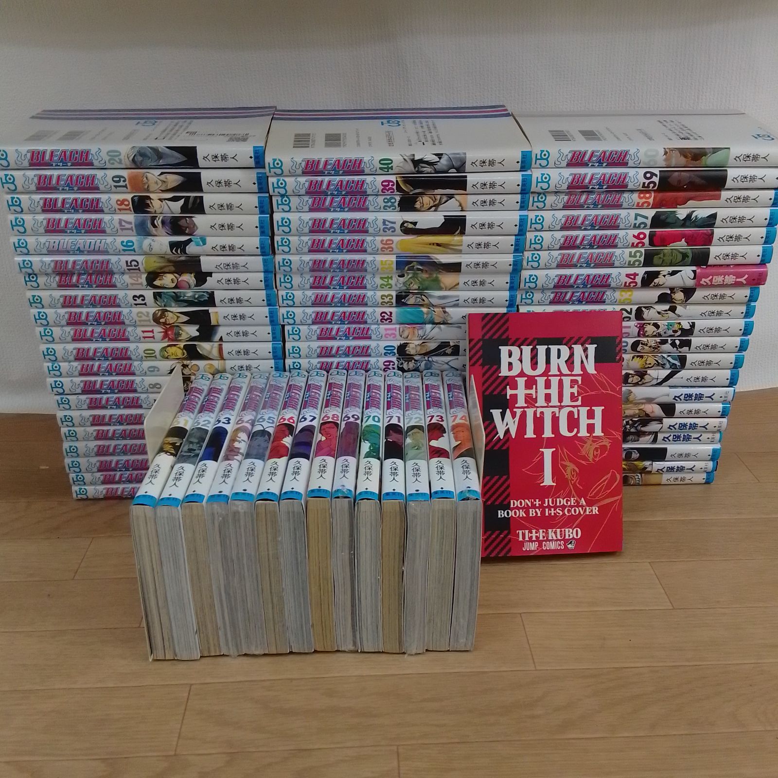 ①【未開封あり】BLEACH ブリーチ 1～74巻全巻＋BURN THE WITCT