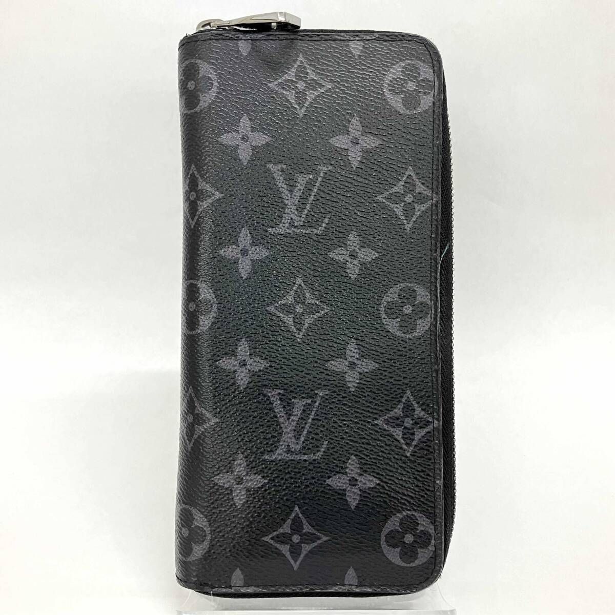 LOUIS VUITTON モノグラム エクリプス ジッピーウォレット ヴェルティカル M62295 長財布 ラウンドファスナー ルイヴィトン GI2148 箱有