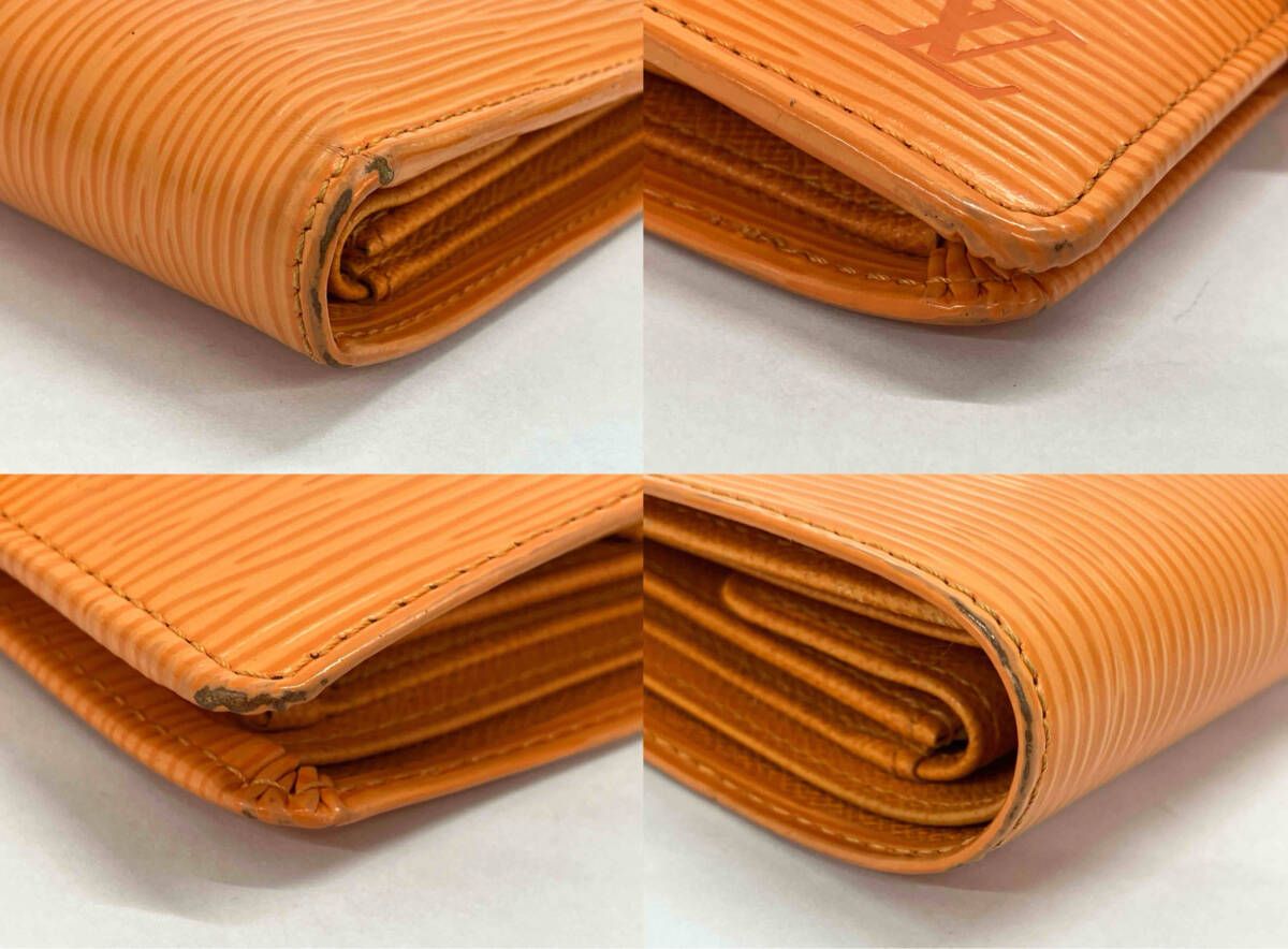 LOUIS VUITTON エピ ポルトビエ コンパクト M6355H 二つ折り財布