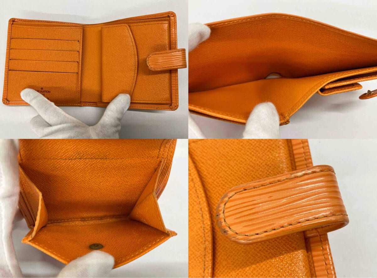 LOUIS VUITTON エピ ポルトビエ コンパクト M6355H 二つ折り財布