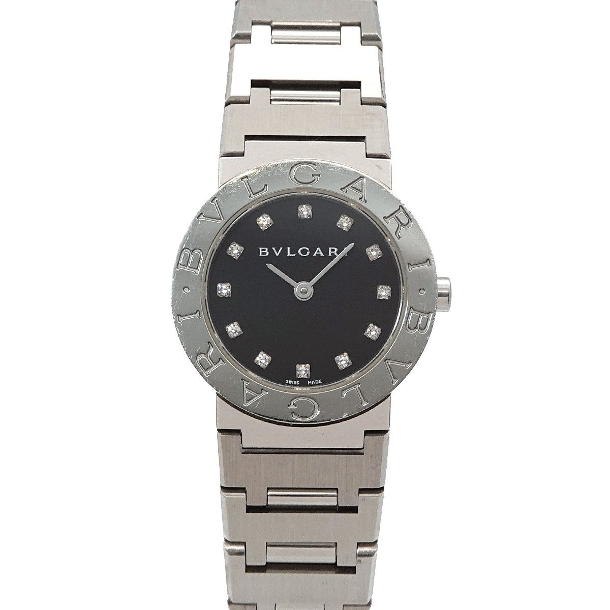 ブルガリ BVLGARI ブルガリブルガリ BB26SS レディース 腕時計 12P ダイヤモンド クォーツ ウォッチ BVLGARIBVLGARI 90337604