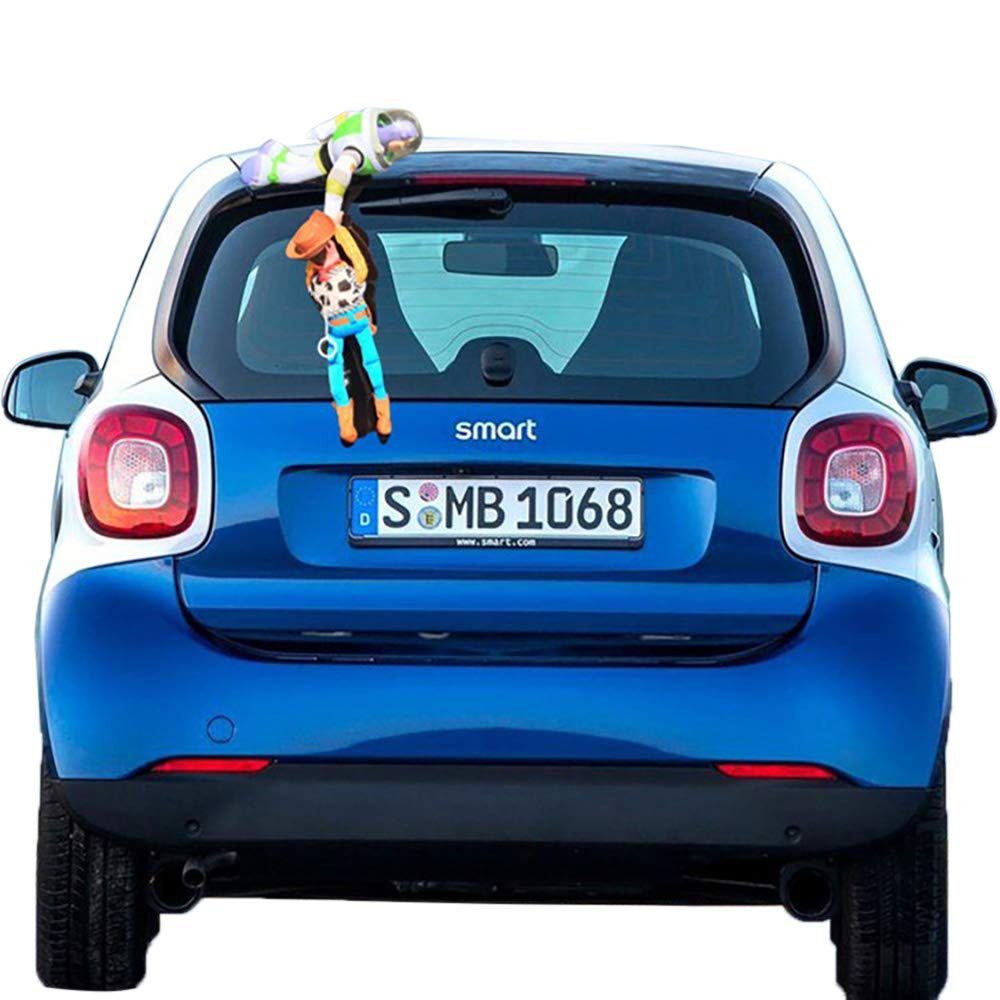 車用外装品 車外装 車ステッカー 車エンブレム ウッディぬいぐるみ バズライトイヤーぬいぐるみ 車飾り かわいい カッコいい おもしろい 癒し 車デコレーション 自動車 汎用＃20083 (ウッディを救うバズセット)pms d6165de8 6,293円