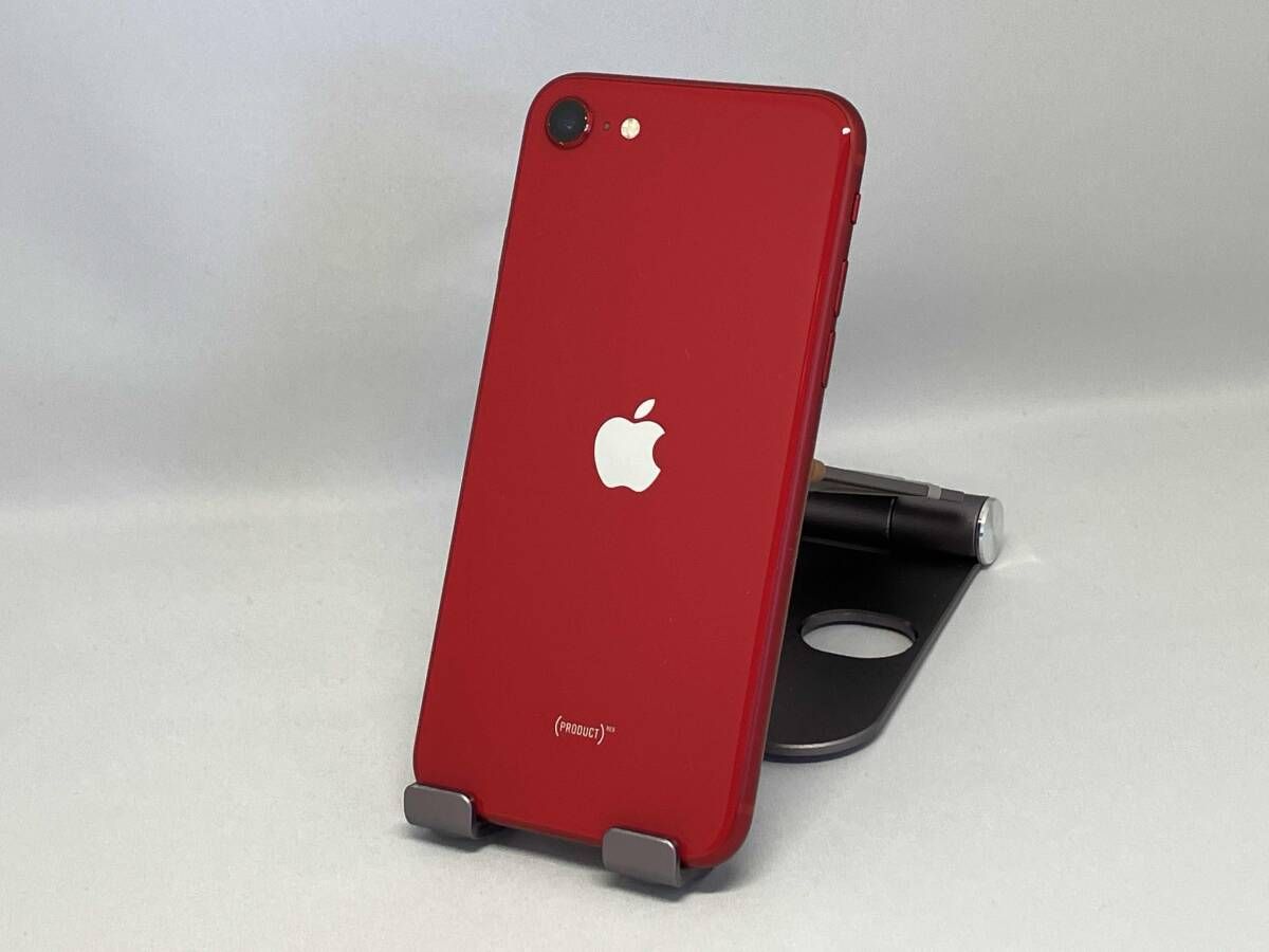 au 【SIMロックなし】MXD22J/A iPhone SE(第2世代) 128GB レッド au