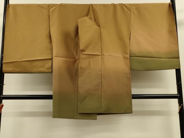 平和屋着物∞本場大島紬 道中着 仮絵羽 霞文 暈し染め 正絹 逸品 未使用 CABH7173in