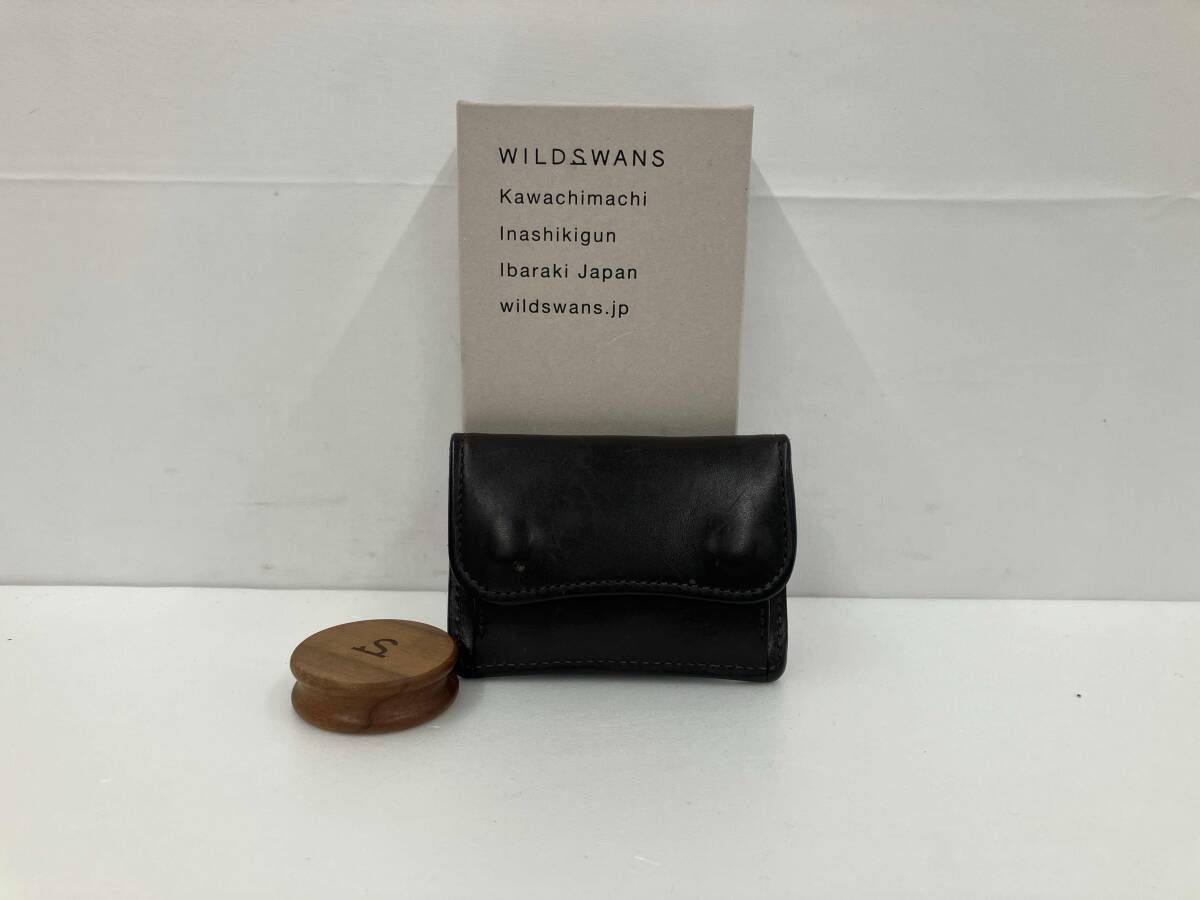 WILDSWANS タング別注 コバ磨き付き WILD SWANS ワイルドスワンズ TONGUE タング レザーコインケース コバ