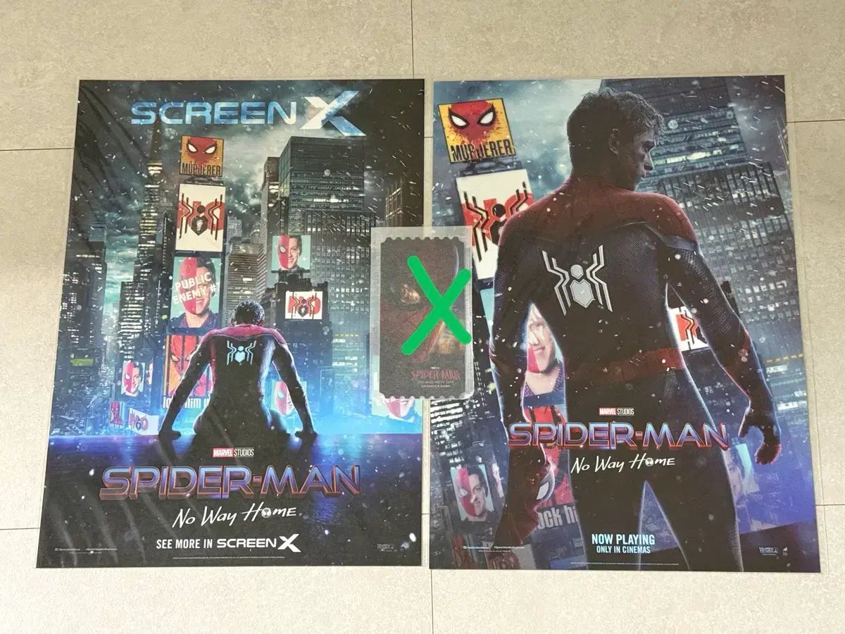 スパイダーマン 特典 ノー・ウェイ・ホーム ScreenX ポスター + スペシャル ポスター 12,466円